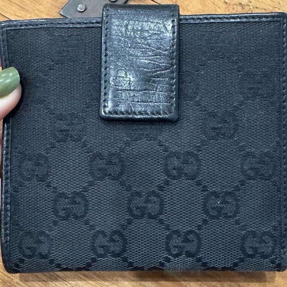 Gucci Black Bamboo Wallet - Picture 2 of 7